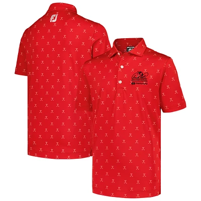 V110562 ArnPalmIn Youth FootJoy API Junior Golf Print Polo à col automatique POLYTH 20424C 24 Arnold Palmer Invitational