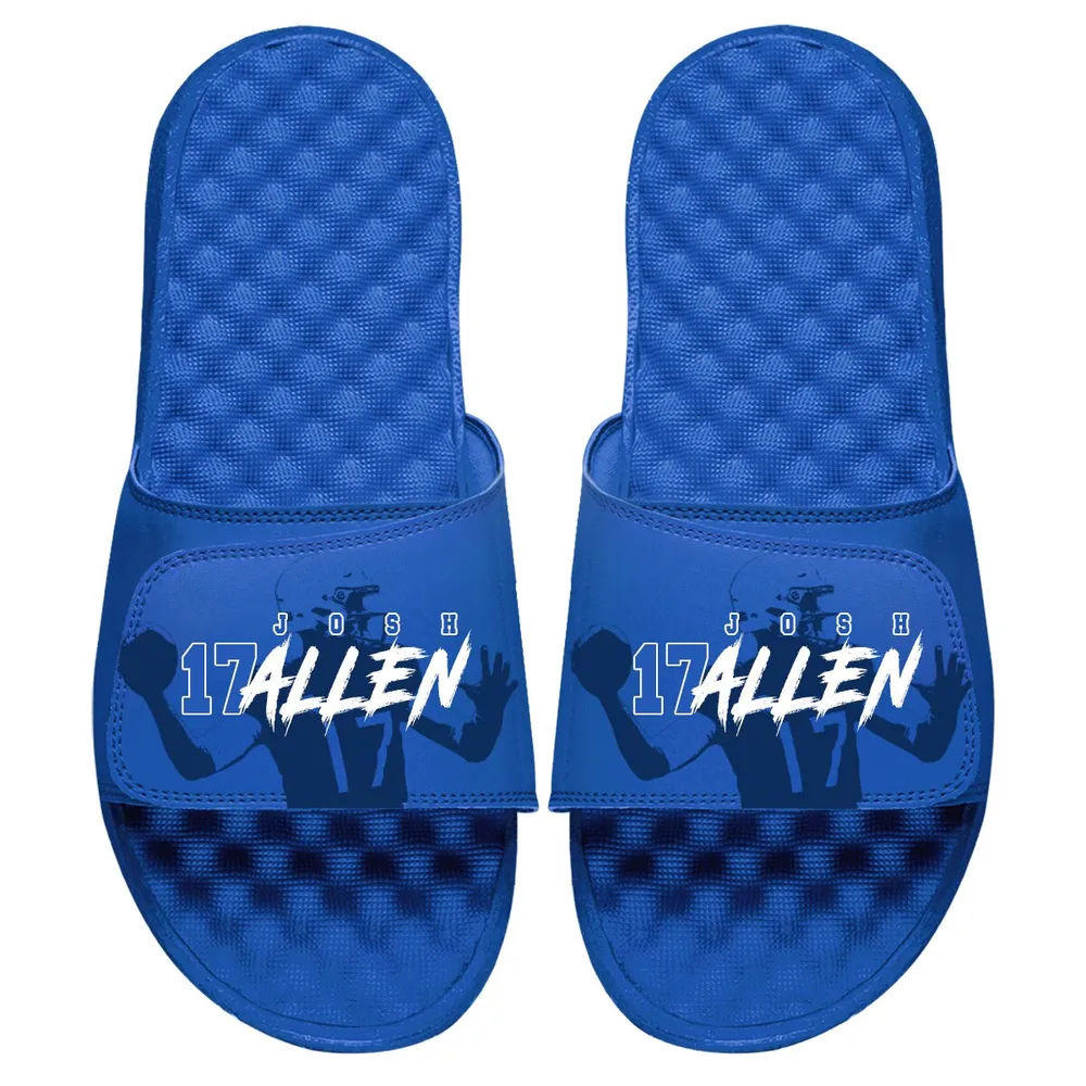 Buffalo Bills Contoured Flip Flops - Royal Blue-Black