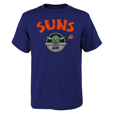 T-shirt violet pour jeunes Phoenix Suns Star Wars The Child