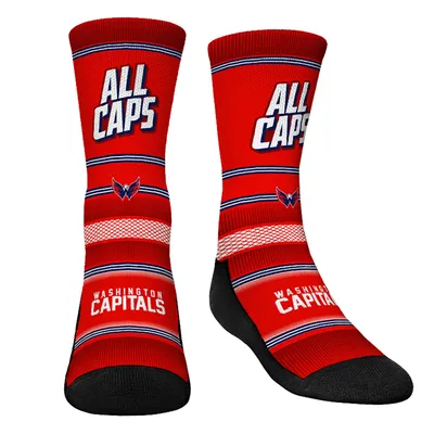 Chaussettes Rock Em pour jeune avec slogan de l'équipe des Capitals de Washington