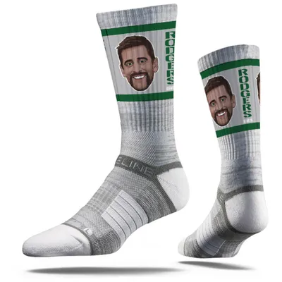 Aaron Rodgers Green Bay Packers Strideline Youth Premium Player Crew Socks