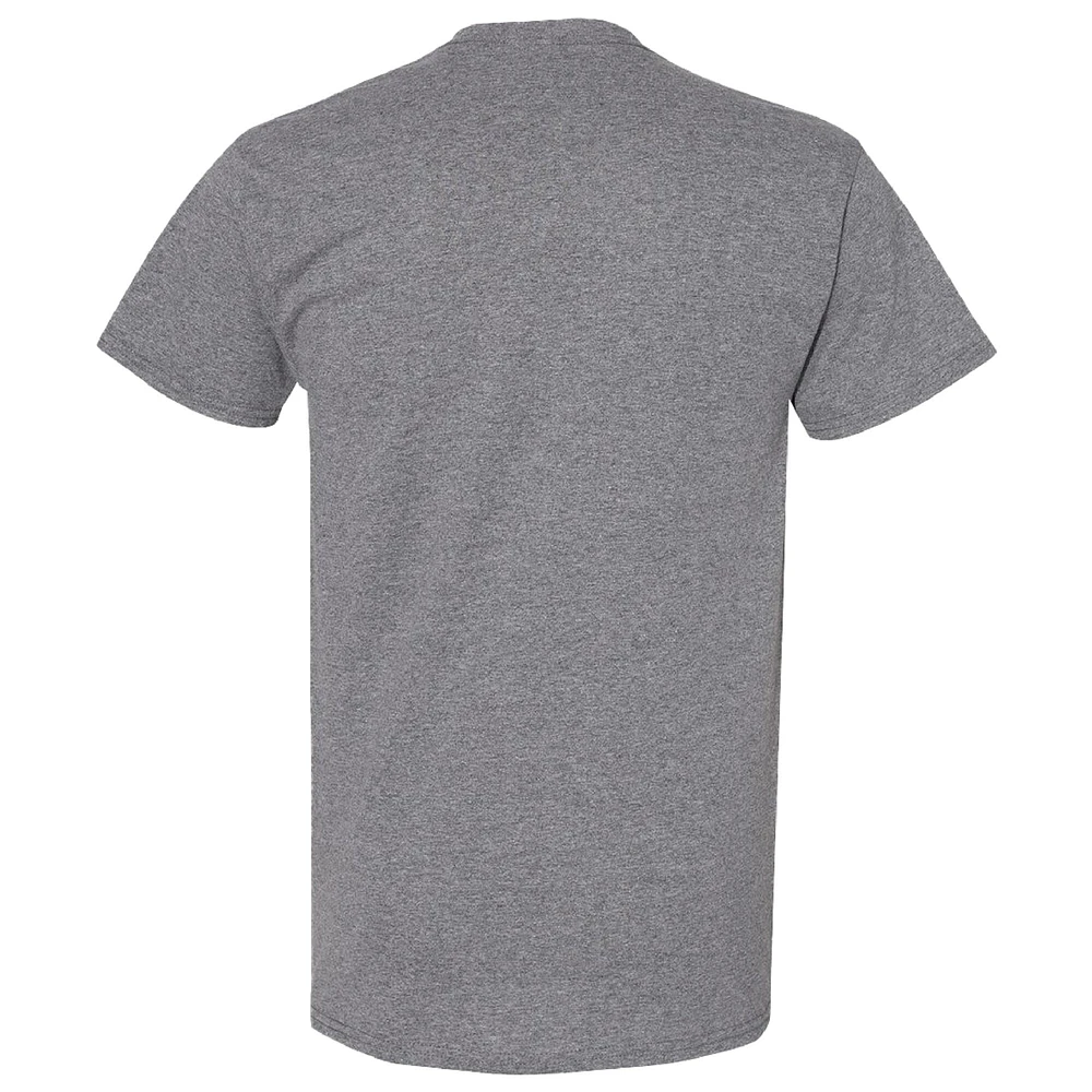 T-shirt homme à damier gris chiné Zane Smith Long John Silver's Car