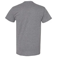 T-shirt homme à damier gris chiné Zane Smith Long John Silver's Car