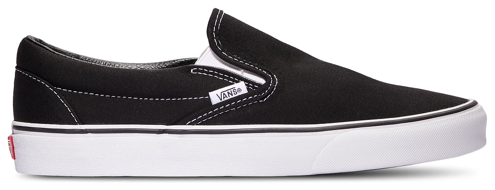 Vans Mens Vans Classic Slip On - Mens Shoes Black/White Size 09.0
