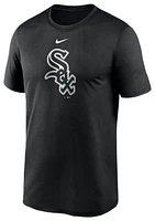 Nike Mens White Sox Large Logo Legend T-Shirt - Black/Black