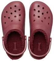 Crocs Womens Classic Lined Clogs - Shoes Maroon