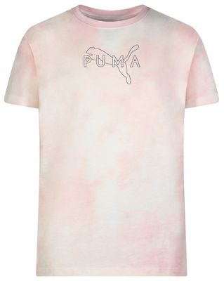 PUMA Tie Dye T-Shirt - Girls' Grade School