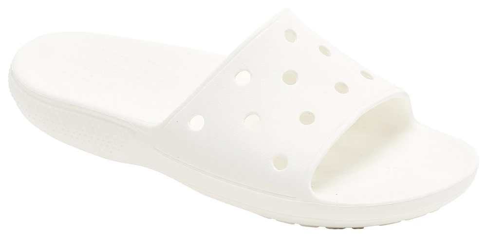 Crocs Mens Crocs Classic Slides - Mens Shoes White/White Size 12.0