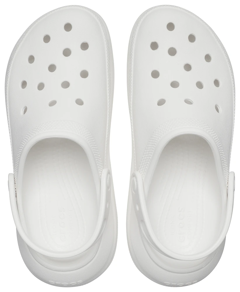 Crocs Womens Crocs Classic Crush Clogs - Womens Shoes White Size 09.0