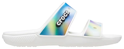 Crocs Girls Classic Tie Dye Sandals - Girls' Grade School Shoes White/Multi