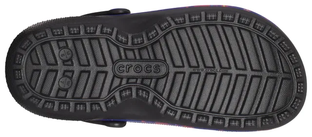 Crocs Mens Ron English Whin All-Terrain Clogs - Shoes Black/Green Size 10.0