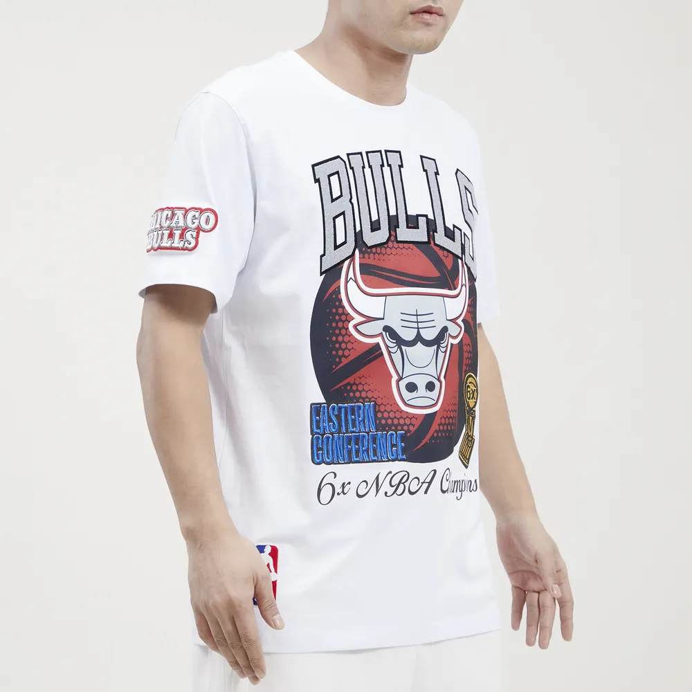Pro Standard Mens Pro Standard Bulls Crackle T-Shirt