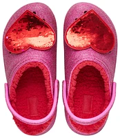 Crocs Womens Classic Lined V-Day Clogs - Shoes Pink/Pink