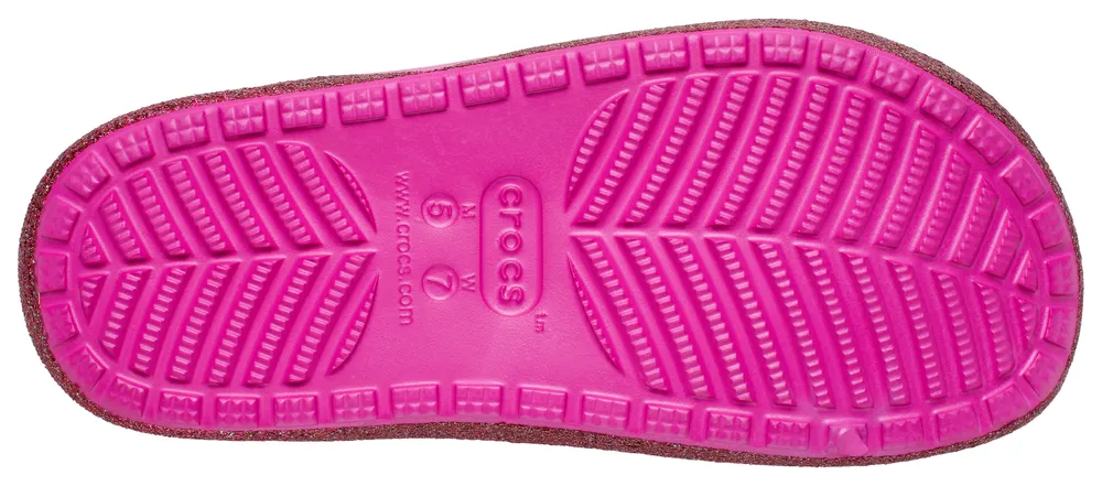 Crocs Womens Crocs Classic Cozy V-Day Sandals - Womens Shoes Pink/Pink Size 06.0