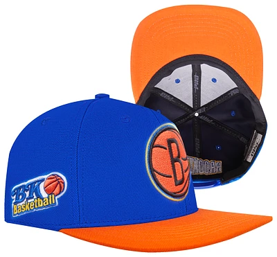 Pro Standard Pro Standard Nets BOC Wool Snapback Hat - Adult Royal Blue/Orange Size One Size