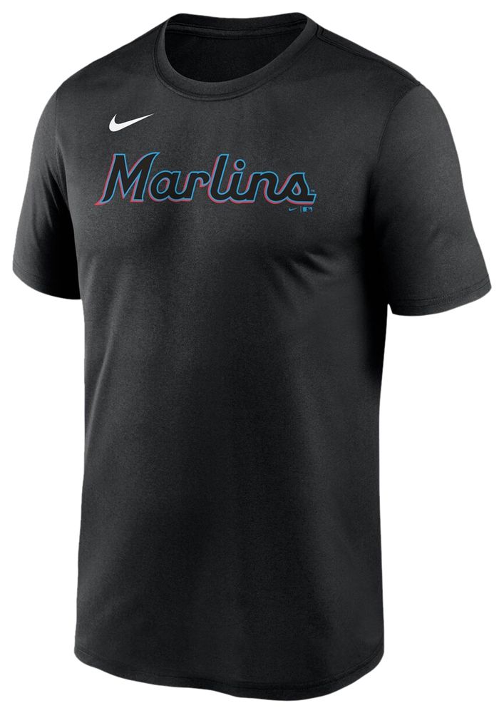 Nike Marlins Wordmark Legend T-Shirt - Men's