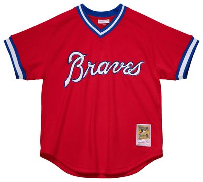 Mitchell & Ness Braves BP Pullover Jersey