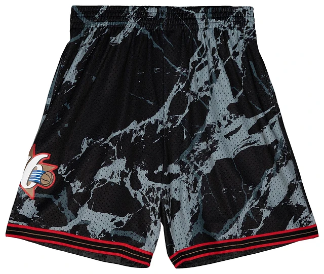 Mitchell & Ness Chicago Bulls Marble Swingman Shorts Red - Size XL