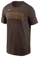 Nike Mens Fernando Tatis Jr. Padres Player Name & Number T-Shirt - Brown/Brown