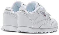 Reebok Boys Classic Leather - Boys' Toddler Shoes White/Carbon/Vector Blue