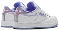 Reebok Girls Reebok Club C - Girls' Toddler Shoes Ftwr White/Lilac Glow/Lucid Lilac Size 05.0