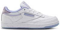 Reebok Girls Reebok Club C - Girls' Toddler Shoes Ftwr White/Lilac Glow/Lucid Lilac Size 05.0