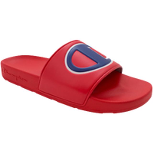 champs slippers red