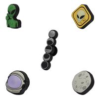 Crocs Jibbitz Charms Out Of This World (5-Pack) - Adult