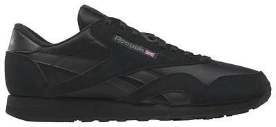 Reebok Mens Classic Nylon - Shoes Black/Black/Grey