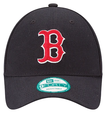 New Era Mens New Era Red Sox 9Forty Adjustable Cap - Mens Navy/Red Size One Size