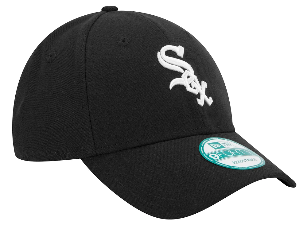 New Era Mens New Era White Sox 9Forty The League Adjustable Cap - Mens Black/White Size One Size