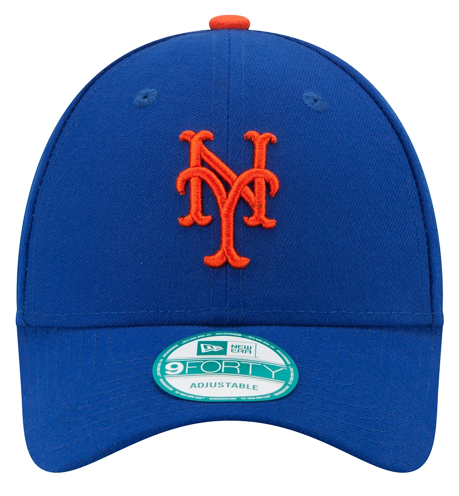 New Era Mens New Era Mets 9Forty Adjustable Cap - Mens Royal/Blue Size One Size