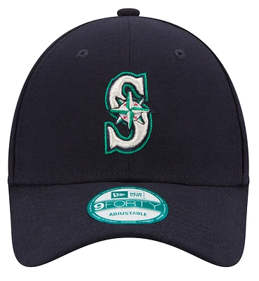 New Era Mens New Era Mariners 9Forty Adjustable Cap - Mens Navy/Green Size One Size