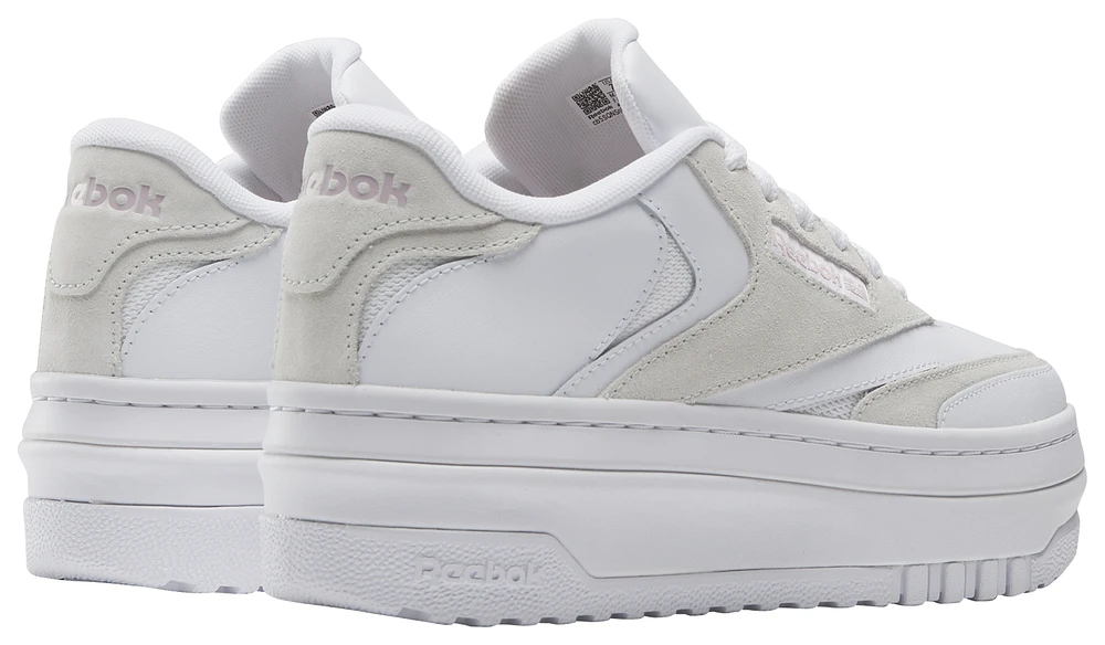 Reebok Womens Club C Extra - Shoes Ftwr White/Ash Lilac/Pure Grey