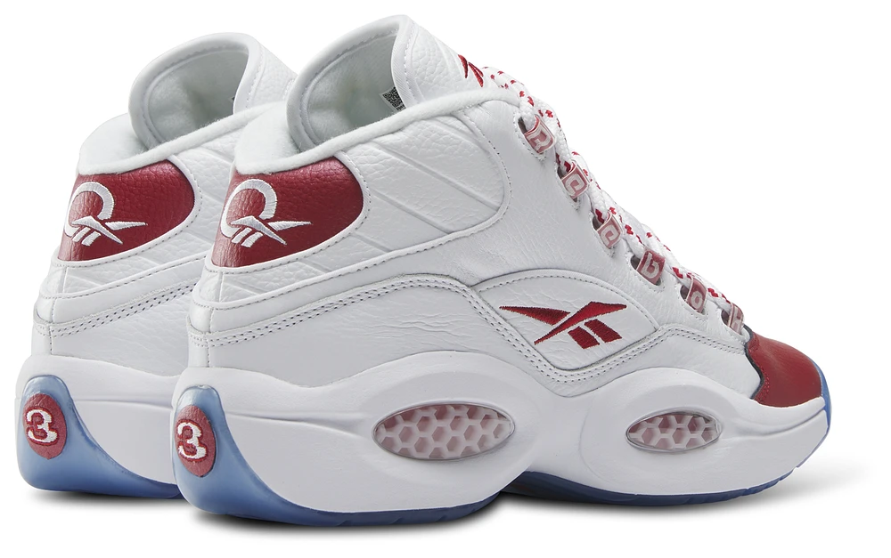 Reebok Mens Question Mid - Basketball Shoes Red/White
