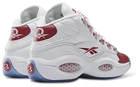 Reebok Mens Allen Iverson Question Mid - Basketball Shoes White/Red