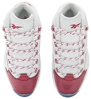 Reebok Mens Question Mid - Basketball Shoes White/Red