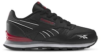 Reebok Boys Classic Leather Step N Flash - Boys' Preschool Shoes Black/Grey/Red