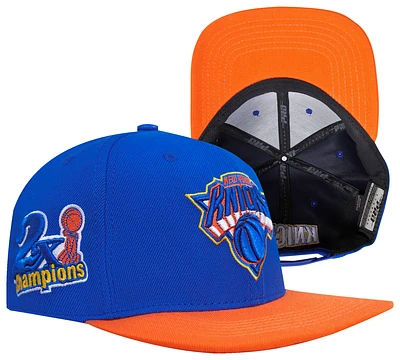 Pro Standard Pro Standard Knicks BOC Wool Snapback Hat - Adult Royal Blue/Orange Size One Size