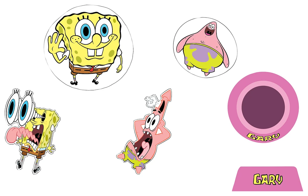 Jibbitz Jibbitz Jibbitz Spongebob Bubble 5 Pack - Adult Multi Size One Size