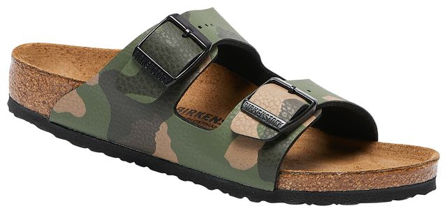 green birkenstock sandals