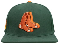 Pro Standard Mens Pro Standard Red Sox Spice Snapback Cap - Mens Olive Size One Size
