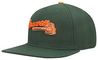 Pro Standard Mens Pro Standard Braves Spice Snapback Cap - Mens Olive Size One Size