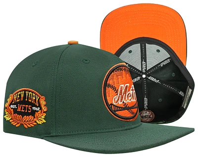 Pro Standard Mens Pro Standard Mets Spice Snapback Cap - Mens Olive Size One Size