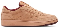 Reebok Mens Club C 85 - Shoes Washed Clay/Clay/Rich Maroon