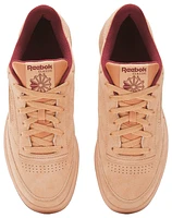 Reebok Mens Club C 85 - Shoes Washed Clay/Clay/Rich Maroon