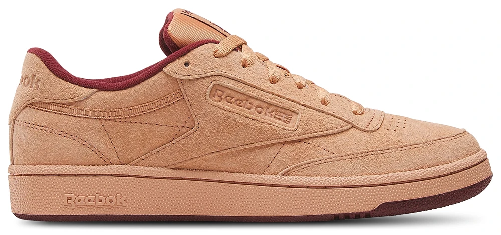 Reebok Mens Club C 85 - Shoes Washed Clay/Clay/Rich Maroon