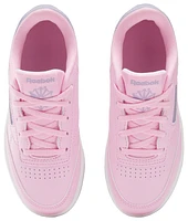 Reebok Girls Club C - Girls' Preschool Shoes Dusk Purple/Astro Rose/White