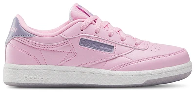 Reebok Girls Club C - Girls' Preschool Shoes Dusk Purple/Astro Rose/White