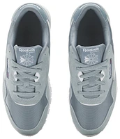 Reebok Girls Classic Nylon - Girls' Grade School Running Shoes Soft Slate/White